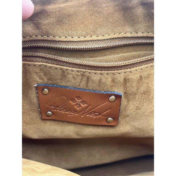 Patricia Nash Leather Aveley Tote British Tan Tooled New With Tags MSRP $179.00 - Picture 7 of 13